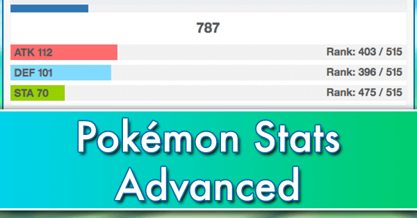 Pokémon Stats - Advanced