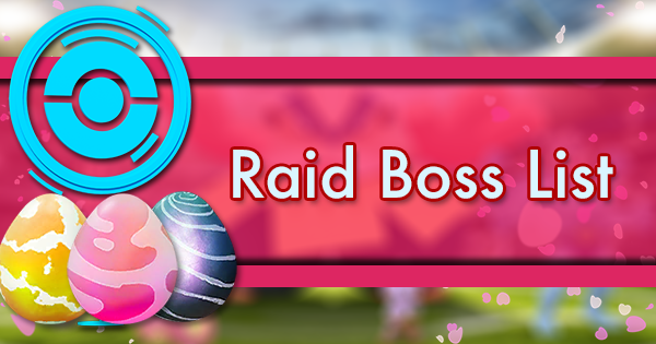 april 2019 raid boss pokemon go