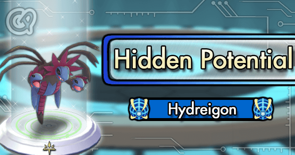 Gen 1 style cute style Hydreigon sudo legendary Pokémon Gen 5
