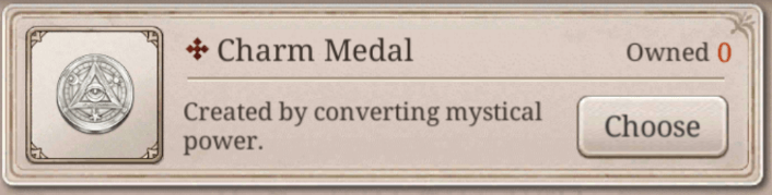 charm medal