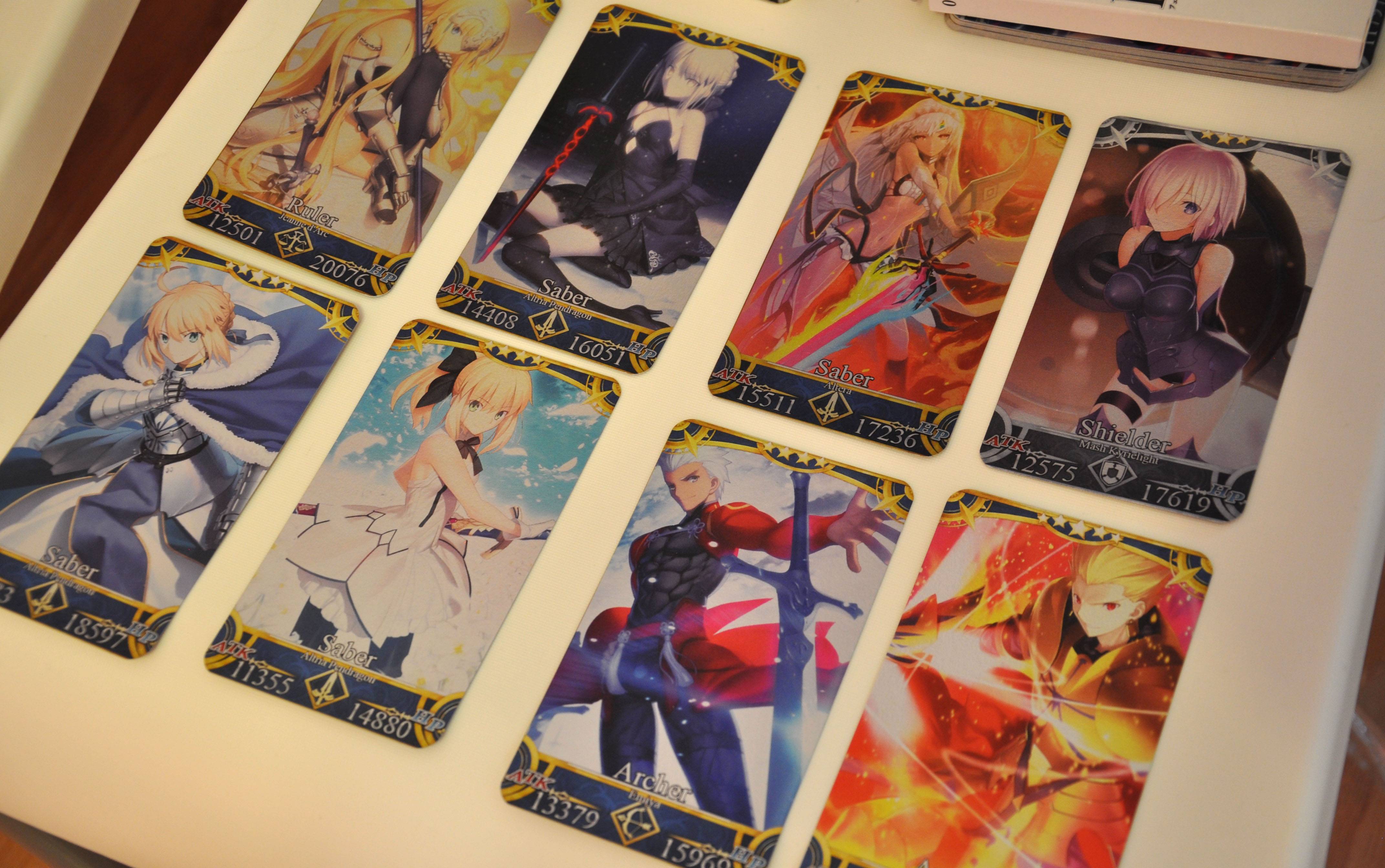 Fate/Grand Order Homemade Cards