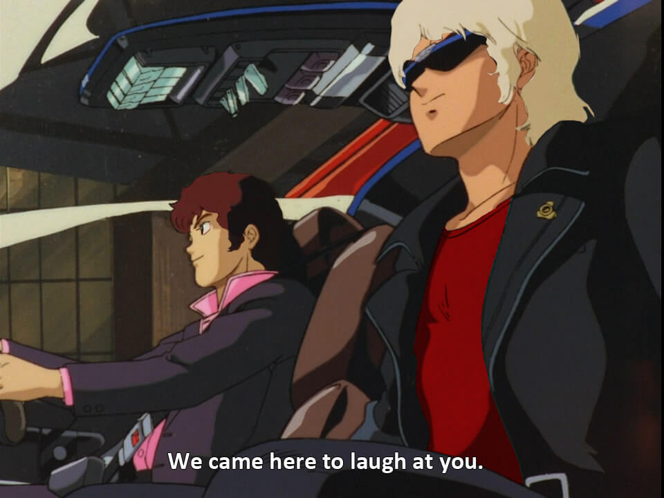 Char and Amuro Teams Up to Laugh at You