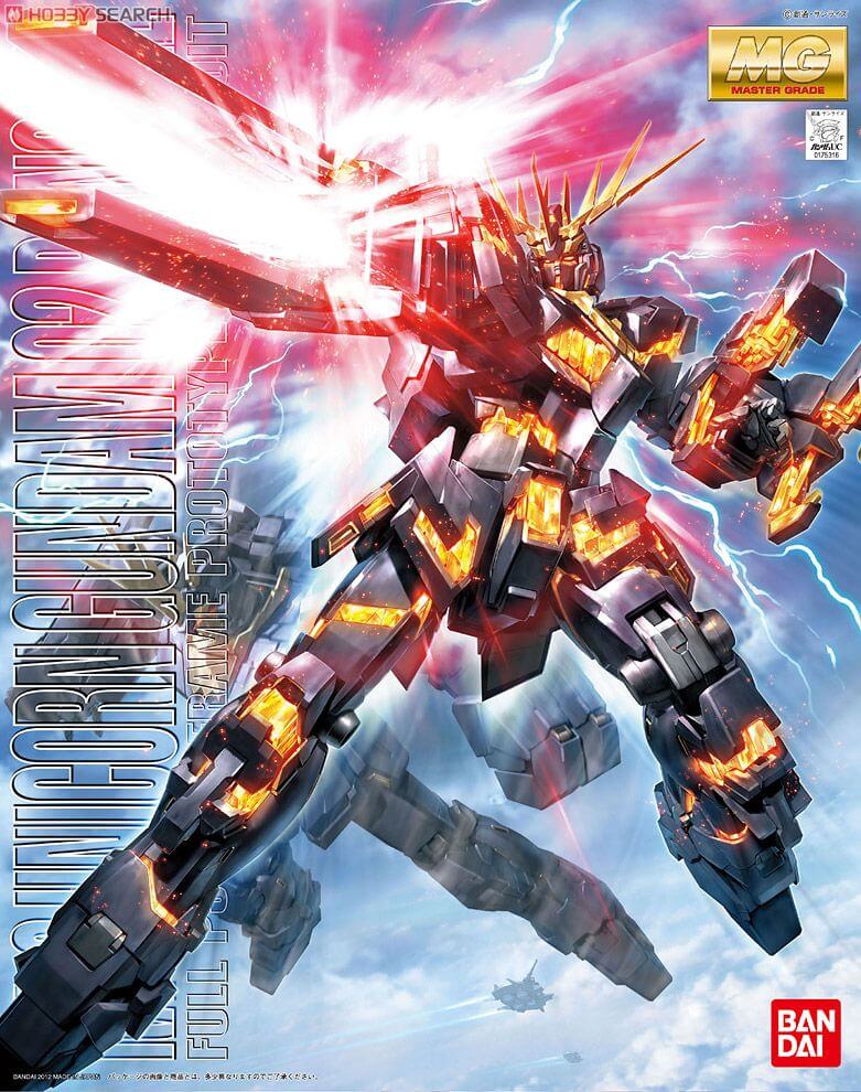 MG Gunpla Boxart Gundam Unicorn 02 Banshee