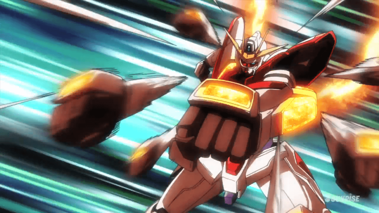 Build Burning Gundam Punching