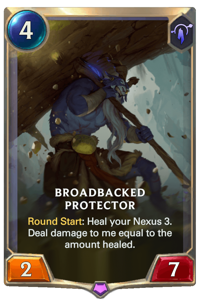 Broadbacked Protector
