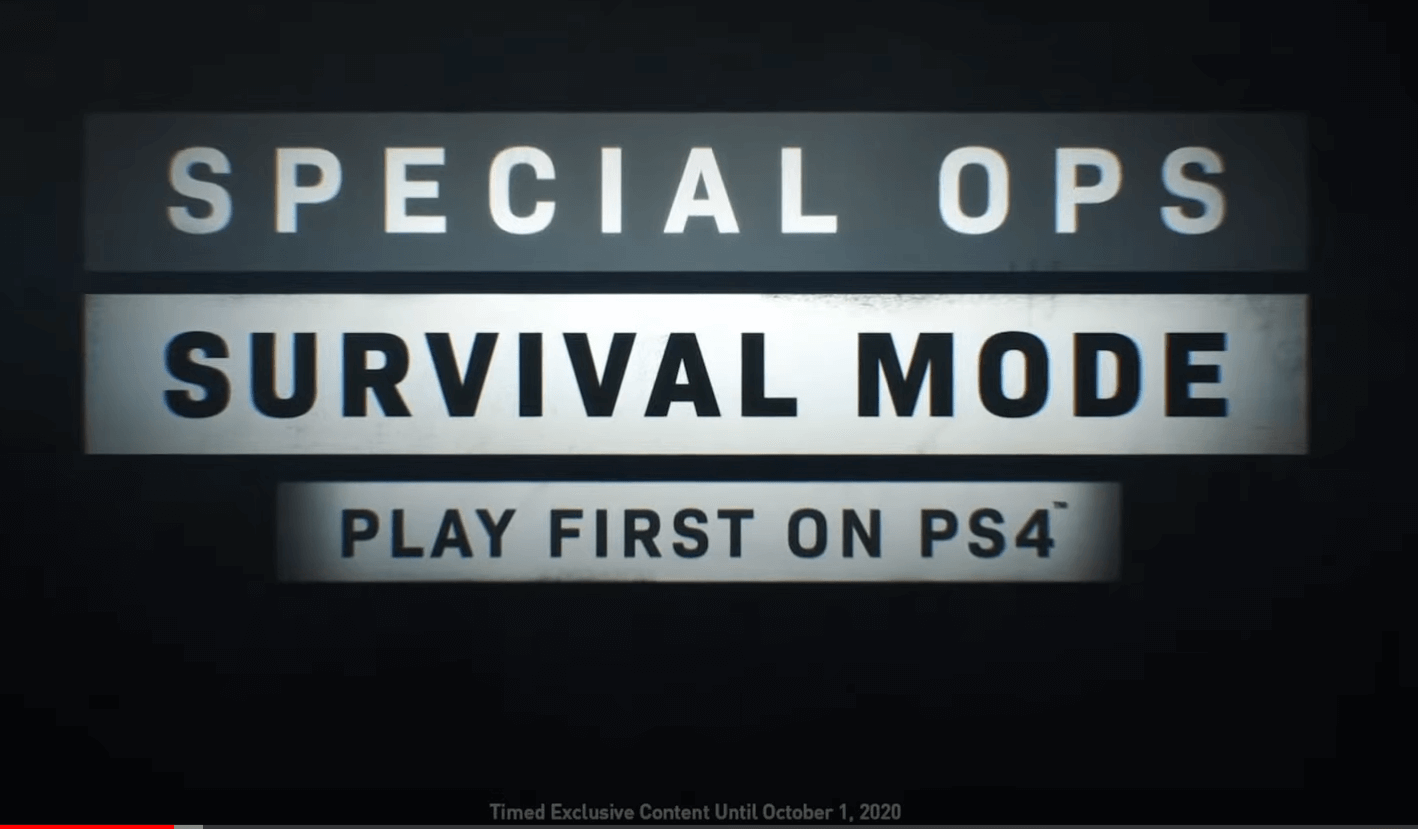 special Ops survival Mode