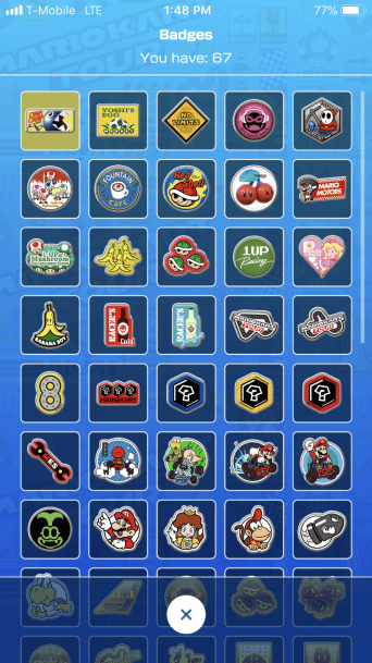 Badges list
