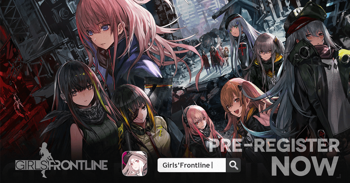 Official Pre-Registration Banner for Girls' Frontline 