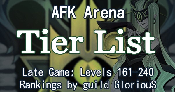 AFK Arena Late Game Tier List