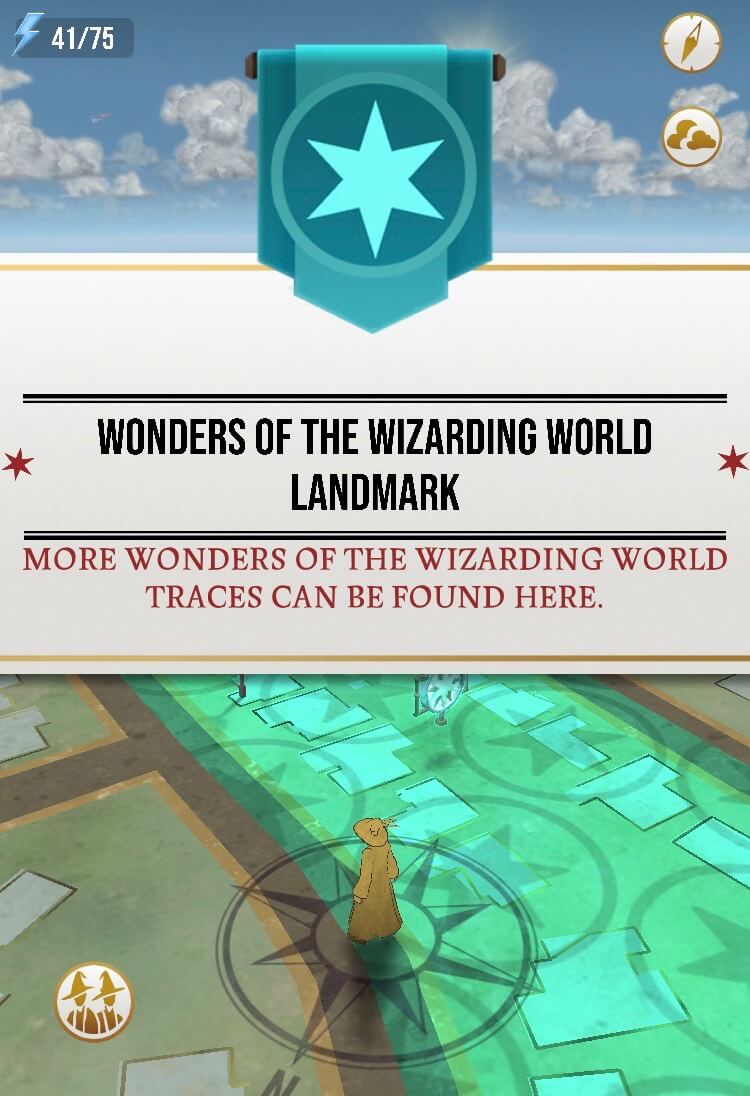 An in-game screenshot of a Landmark.