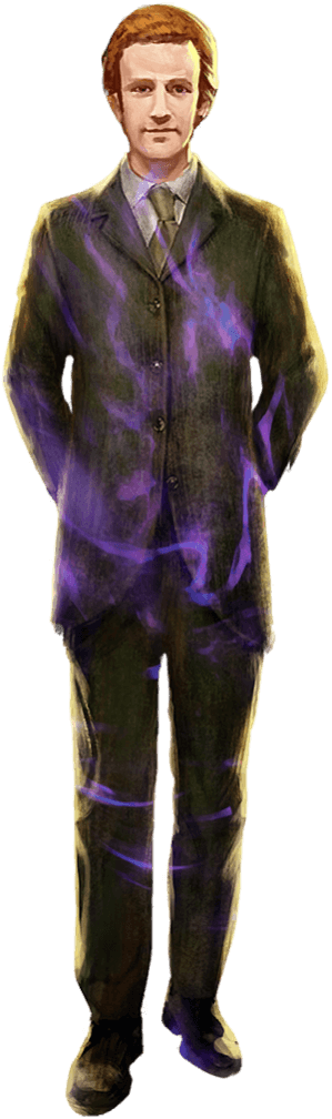 Percy Weasley in a suit